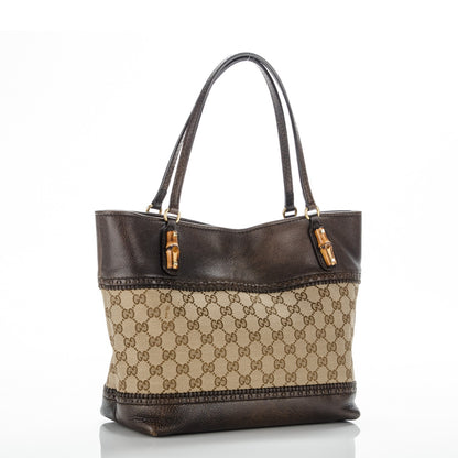 Gucci Monogram Medium Laidback Crafty Tote Dark Brown 3 of 12