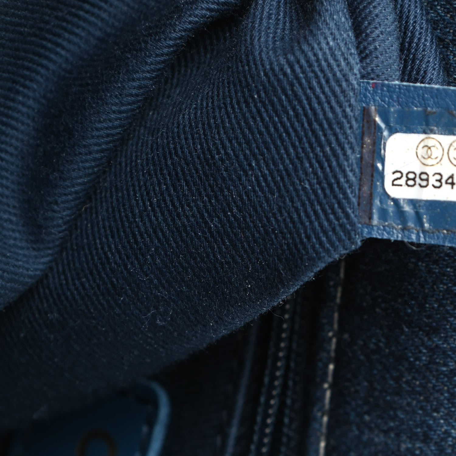 Chanel Denim Quilted Medium Denim Trip Single Flap Blue 9 of 10