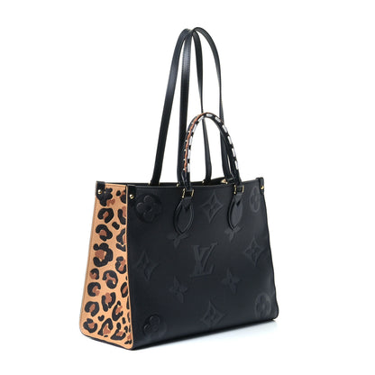 Louis Vuitton Empreinte Monogram Giant Wild At Heart Onthego MM Black 2 of 4