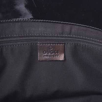 Gucci Patent Large D Ring Tote Black 5 of 12