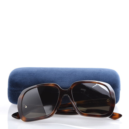 Gucci Acetate Square GG 0096SA Sunglasses Havana 9 of 9