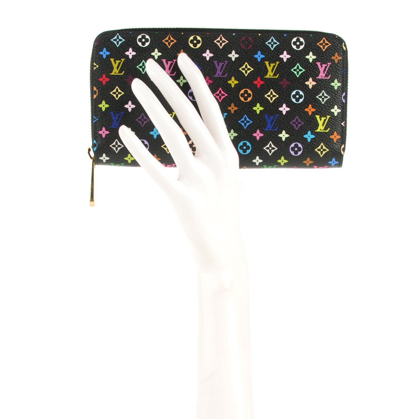 Monogram Multicolor Zippy Wallet Black Grenade
