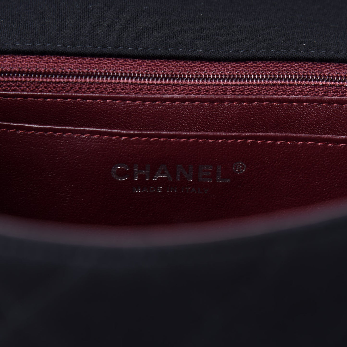 Jersey Quilted Jumbo Single Flap Black