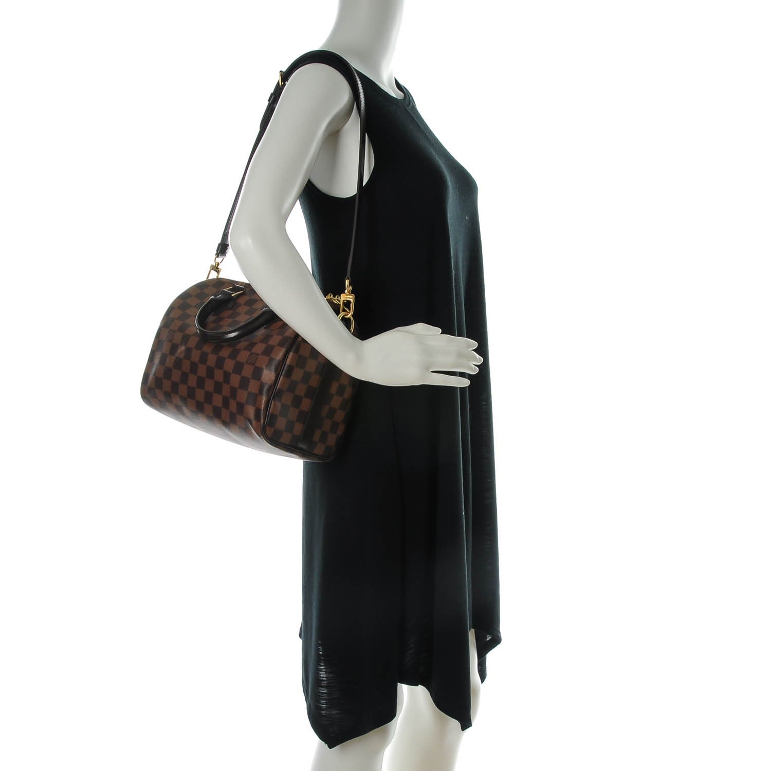 Louis Vuitton Damier Ebene Speedy Bandouliere 25 2 of 8