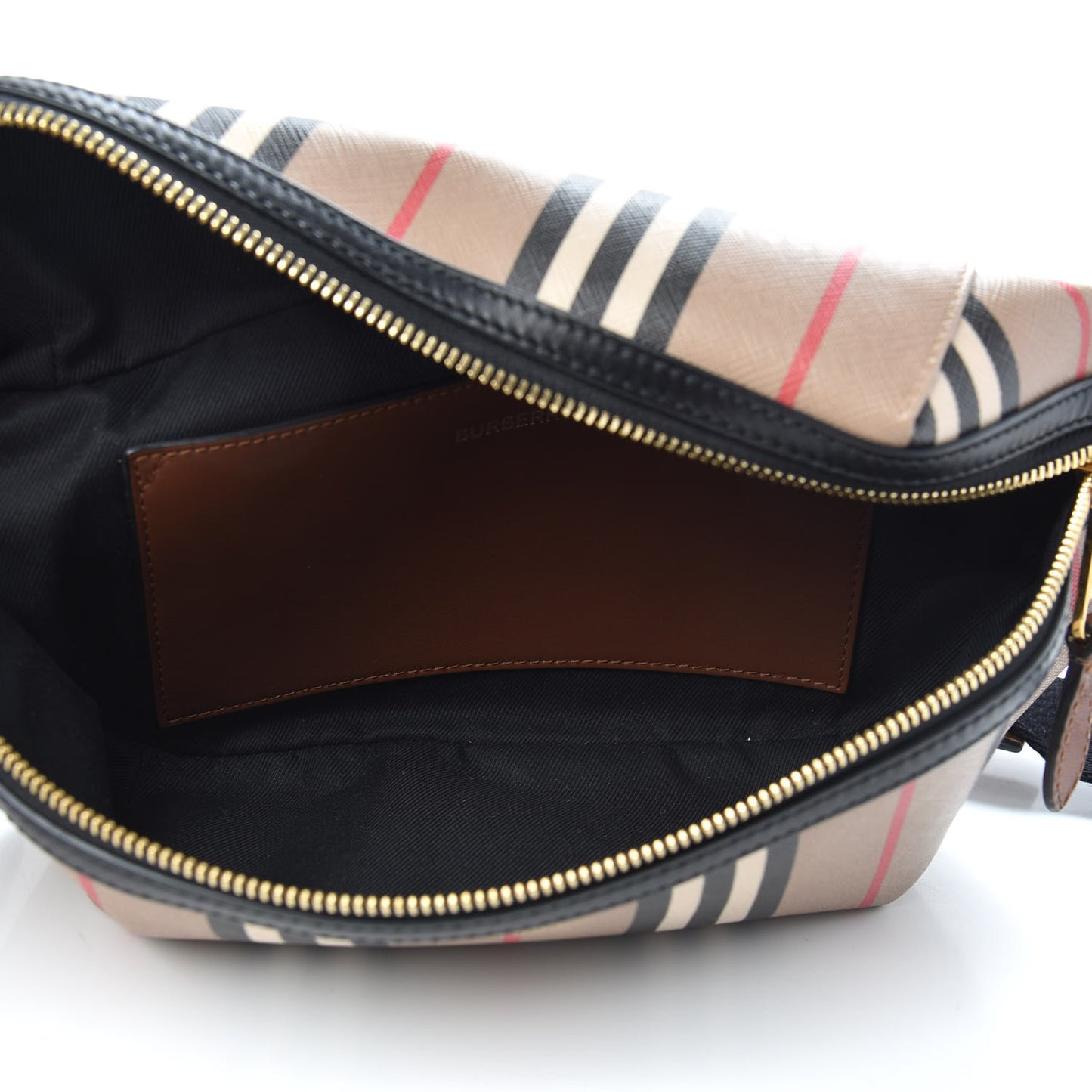 E-Canvas Icon Stripe Sonny Bum Bag Archive Beige