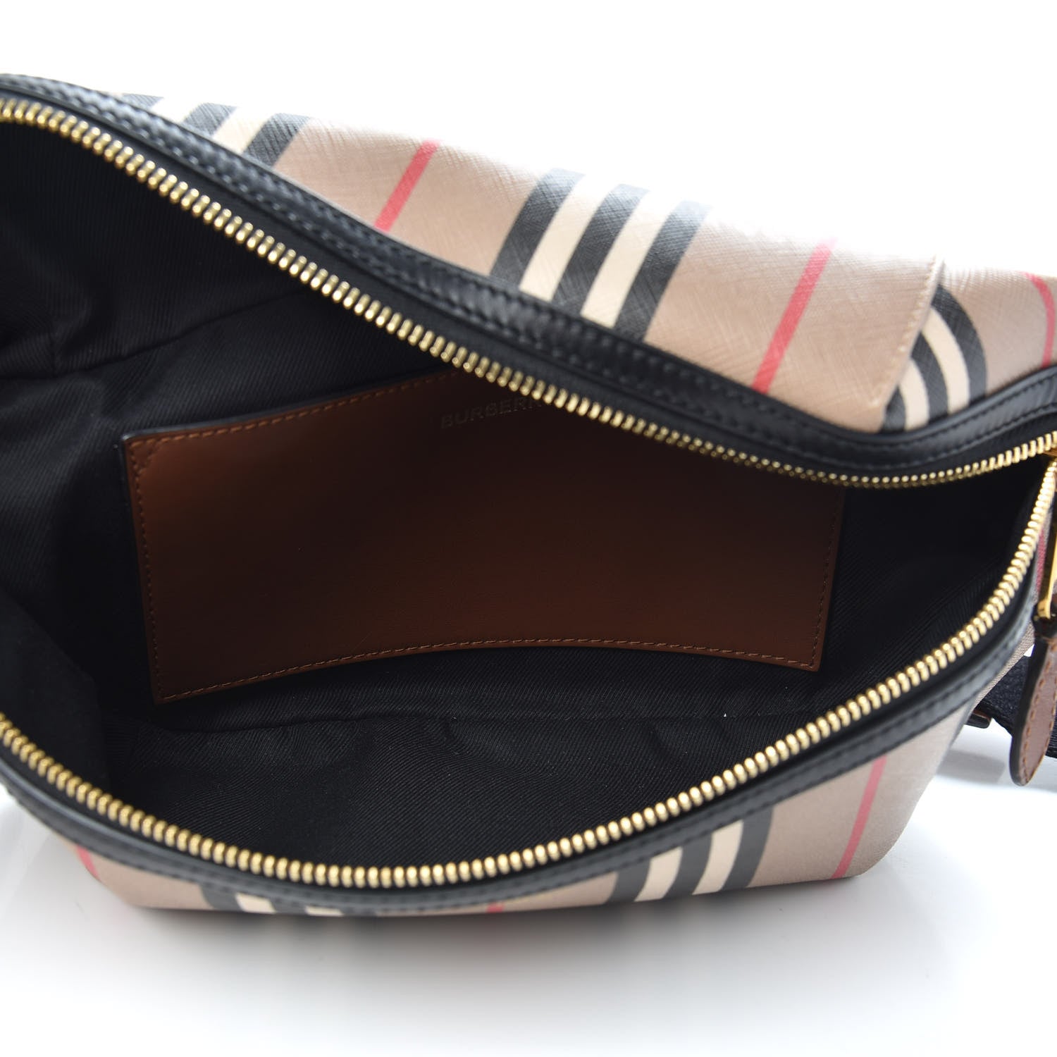 Burberry E-Canvas Icon Stripe Sonny Bum Bag Archive Beige 5 of 9