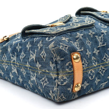 Louis Vuitton Denim Baggy GM Blue 8 of 13