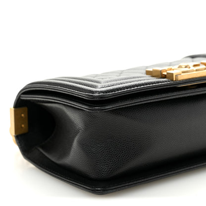 Chanel Caviar Quilted Small Boy Flap Black 9 of 10