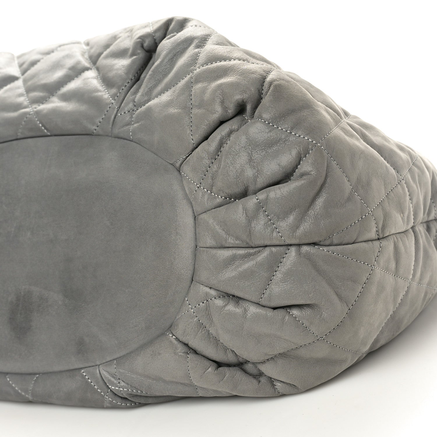 Chanel Iridescent Calfskin Quilted Large In The Mix Tote Grey 10 of 12