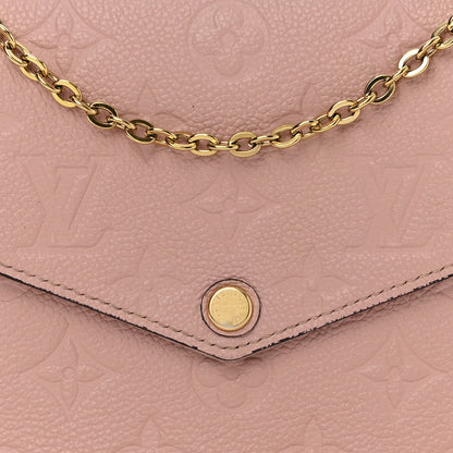 Louis Vuitton Empreinte Pochette Felicie Chain Wallet Rose Poudre 8 of 12
