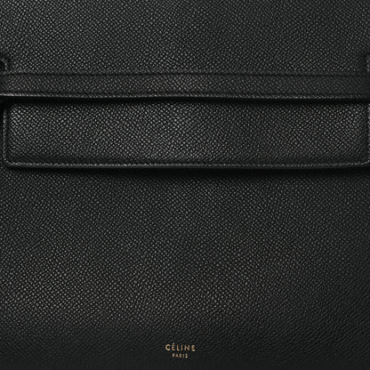 Celine Grained Calfskin Mini Belt Bag Black 8 of 14