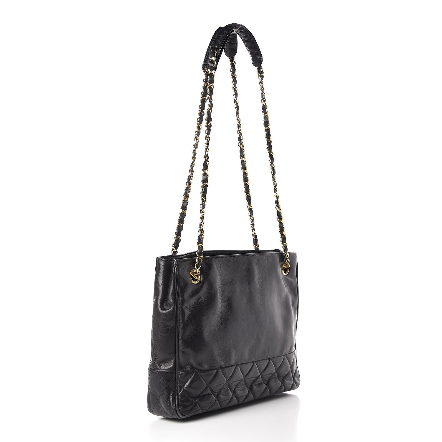 Chanel Lambskin Quilted Shoulder Bag Black 3 of 16