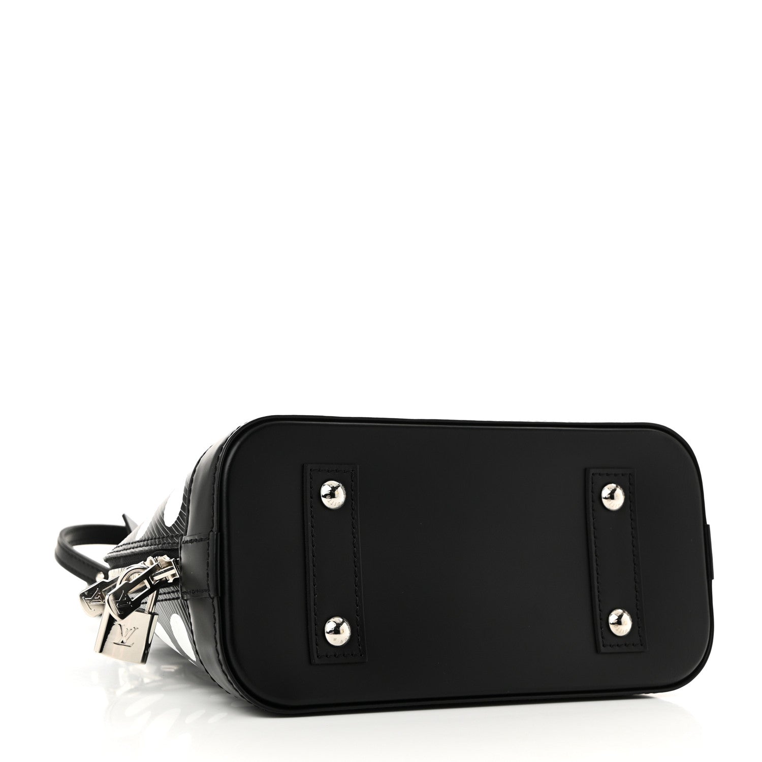 Louis Vuitton X YK Epi Alma BB Black White 4 of 9