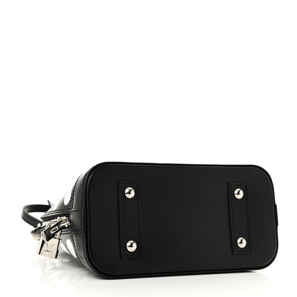 Louis Vuitton X YK Epi Alma BB Black White 4 of 9
