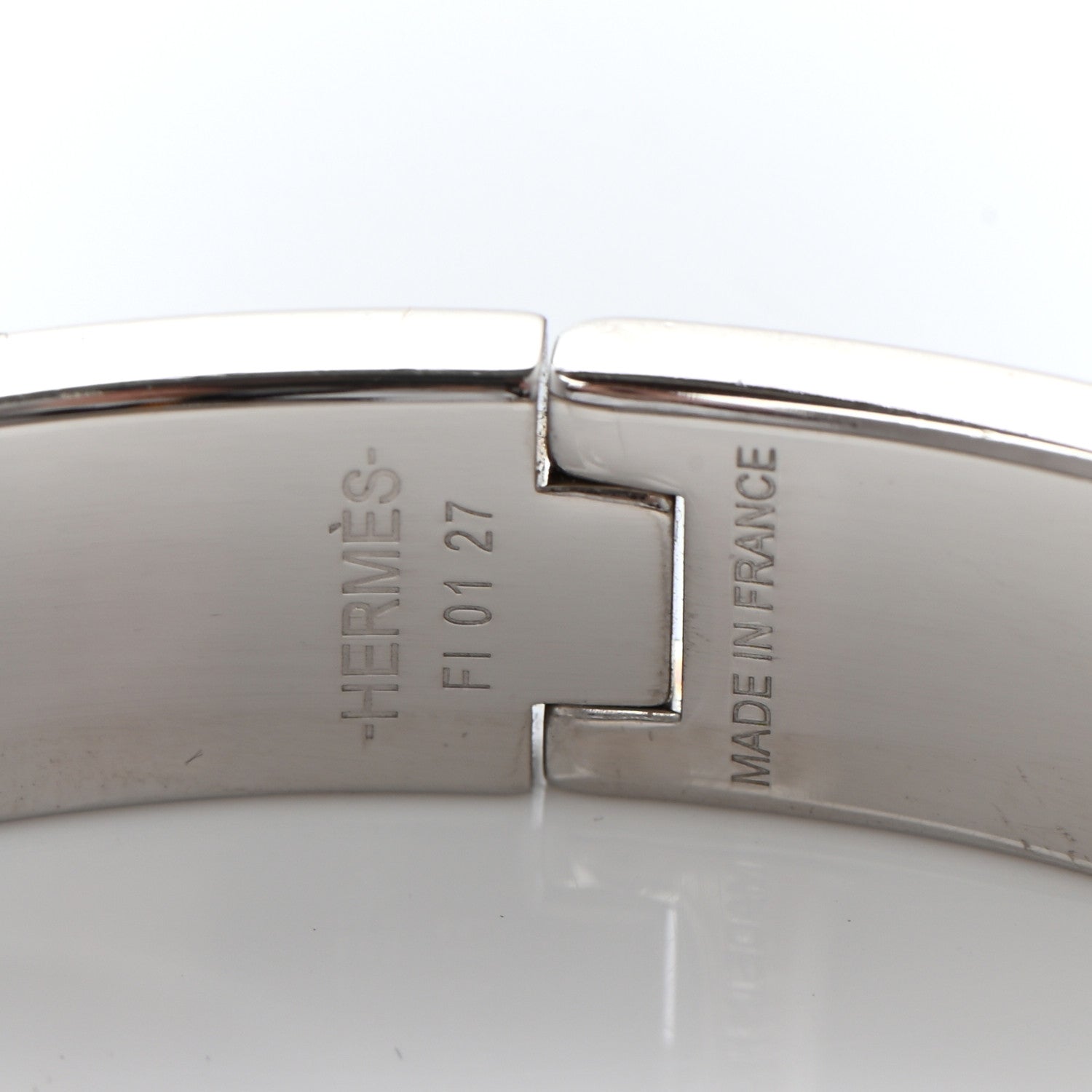 Hermes Enamel Narrow Clic Clac H Bracelet PM Marron Glace 4 of 4