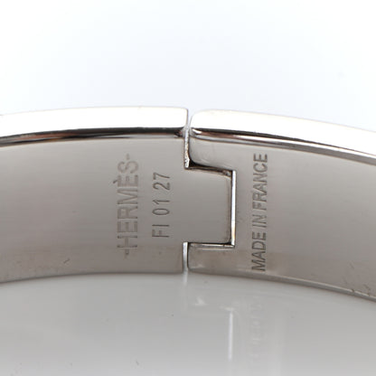 Hermes Enamel Narrow Clic Clac H Bracelet PM Marron Glace 4 of 4