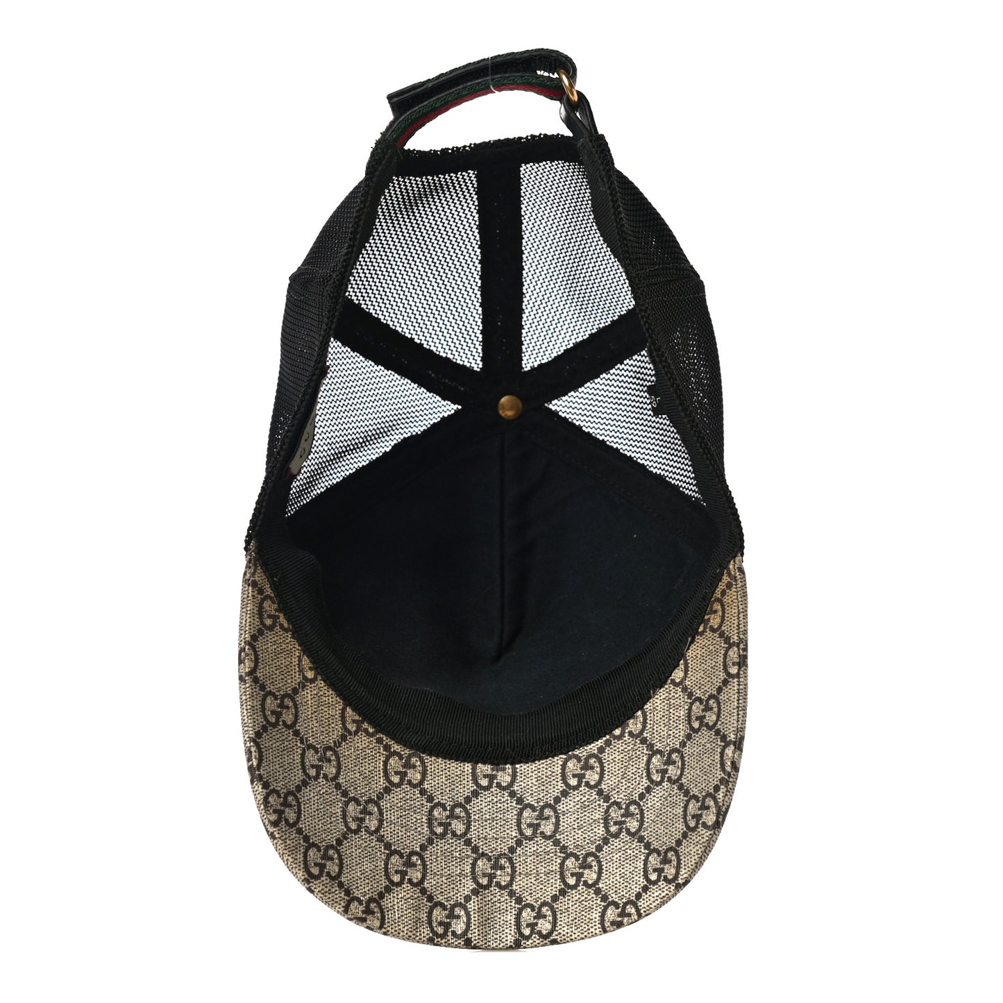 GG Supreme Monogram Tiger Print Baseball Hat 59 Beige