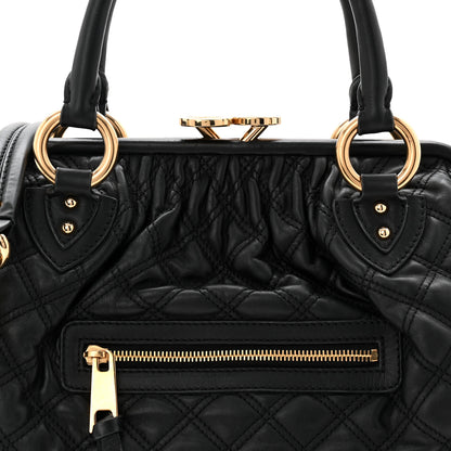 Marc Jacobs Calfskin Quilted Stam Black 8 of 10