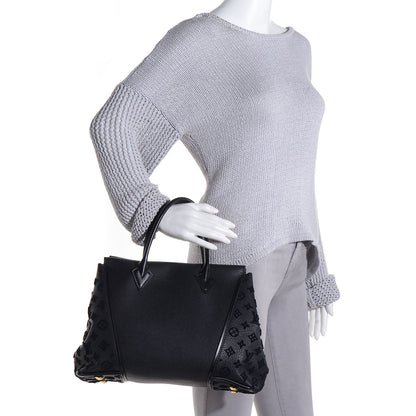Louis Vuitton Veau Cachemire Tote W PM Black 2 of 7