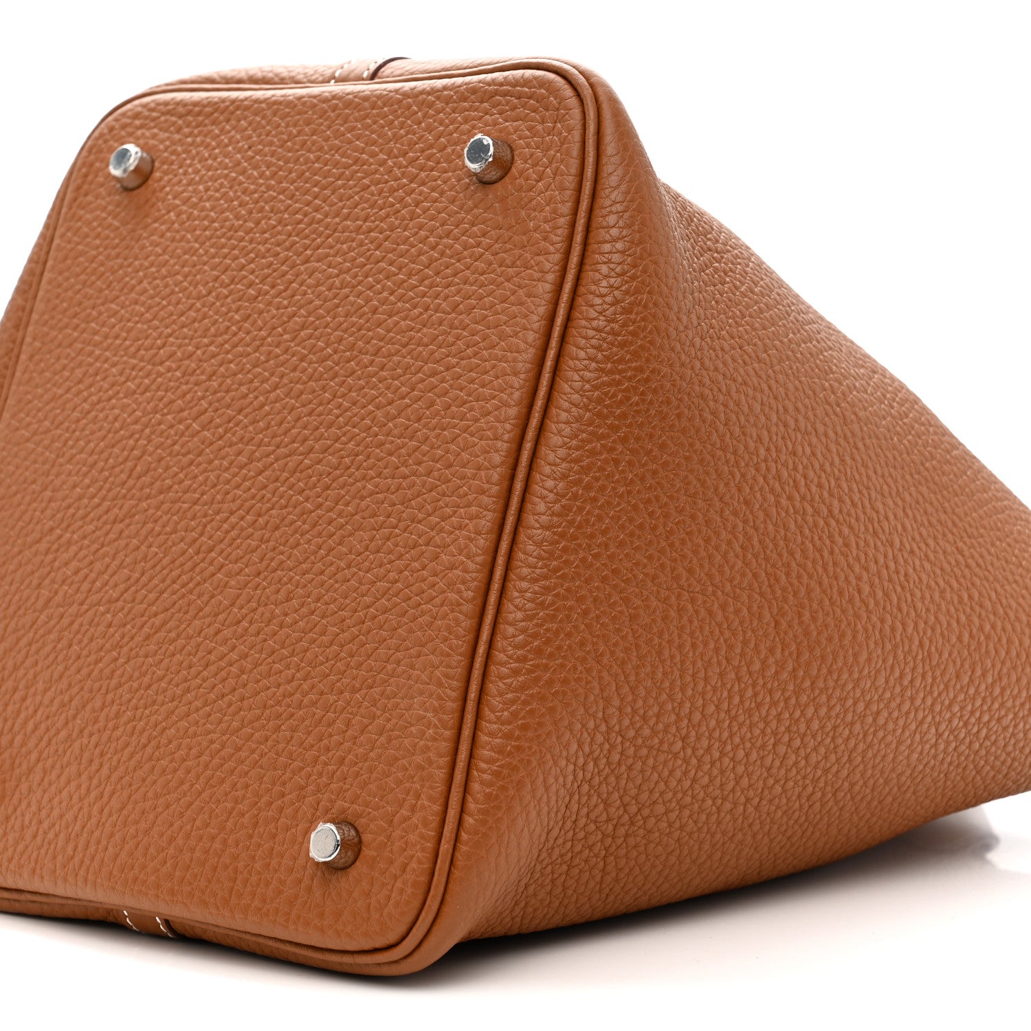 Hermes Taurillon Clemence Picotin Lock 22 MM Gold 10 of 11