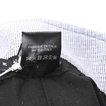 Chanel Cotton Bucket Hat M Navy White 9 of 10