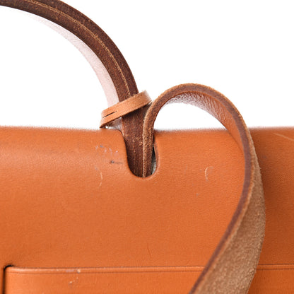 Hermes Toile Vache Calfskin Herbag Cabin Natural 10 of 20