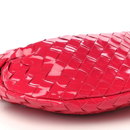 Bottega Veneta Patent Nappa Intrecciato Mini Jodie Candy Stripe 9 of 10