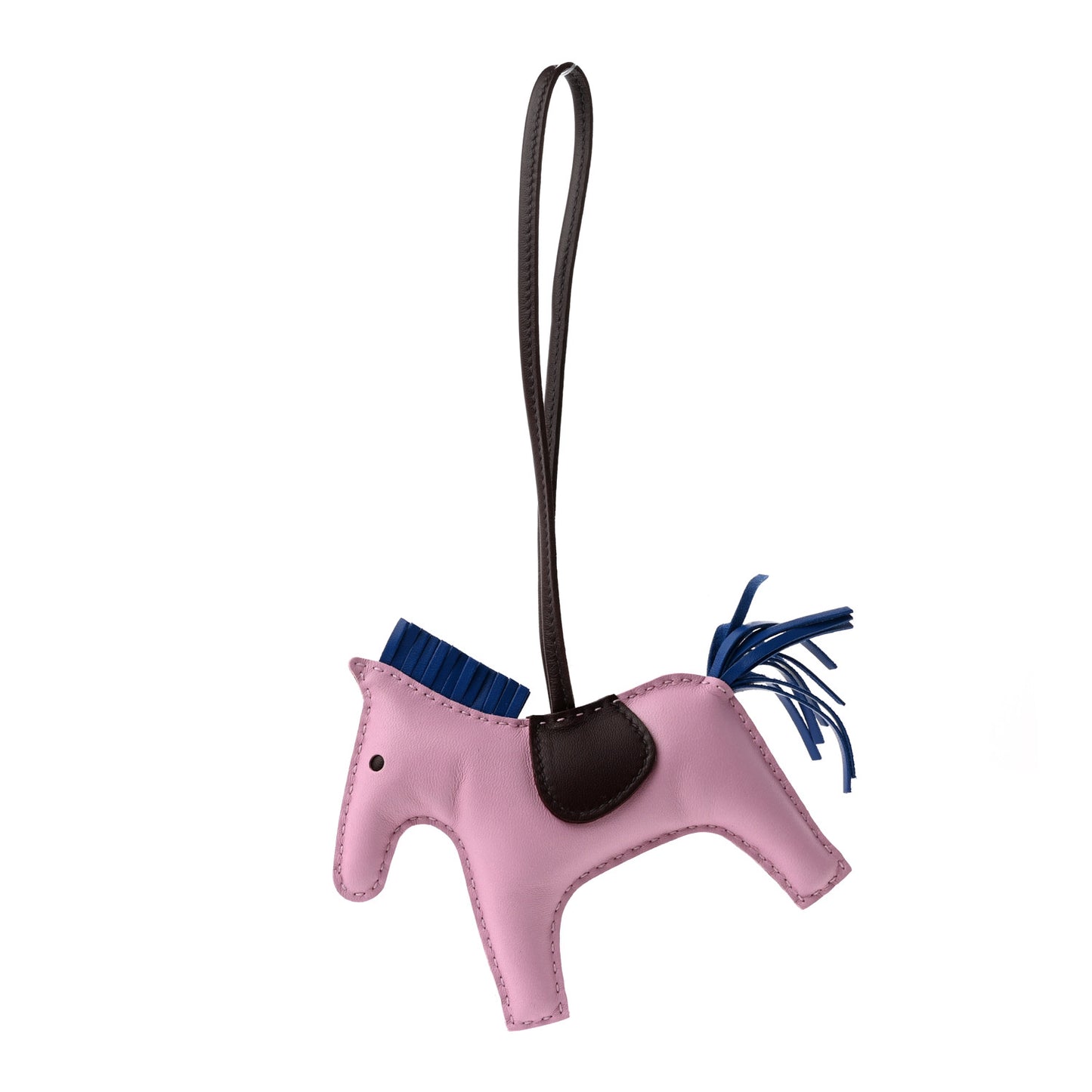 Milo Lambskin Grigri Rodeo Horse Bag Charm MM Mauve Sylvestre Bleu France Rouge Sellier