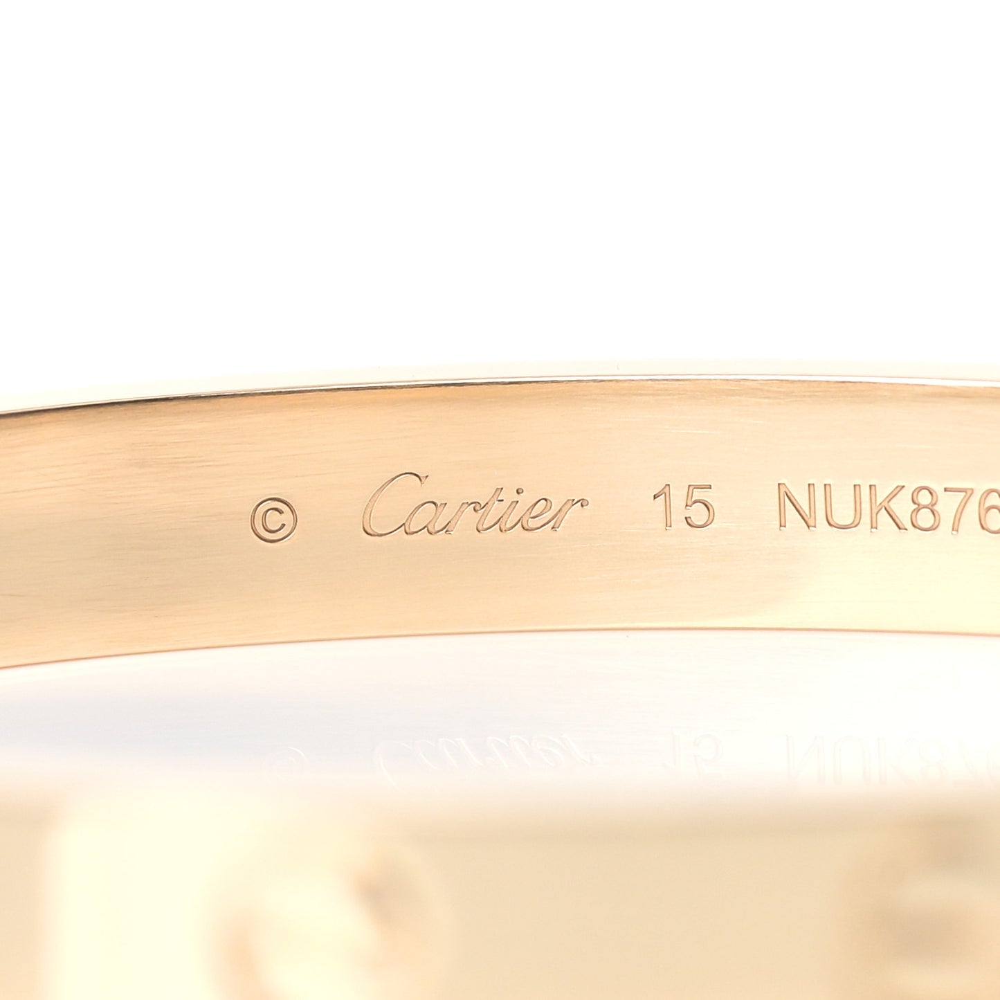 18K Yellow Gold LOVE Bracelet 15