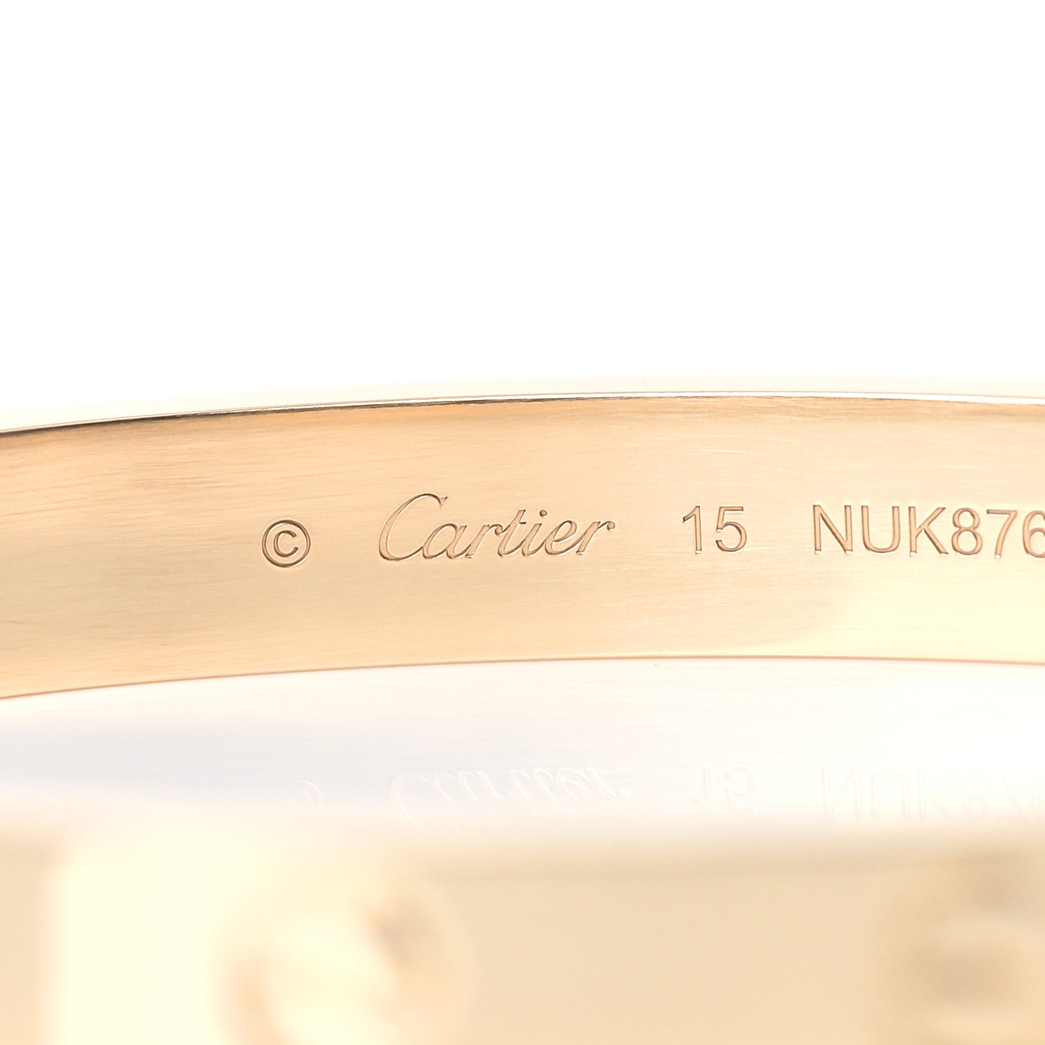 Cartier 18K Yellow Gold LOVE Bracelet 15 4 of 6