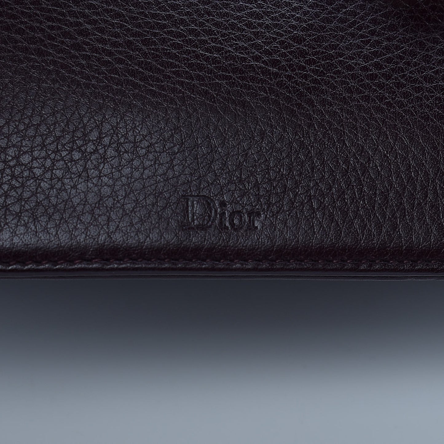 Grained Calfskin Medium Diorama Flap Bag Amaranth