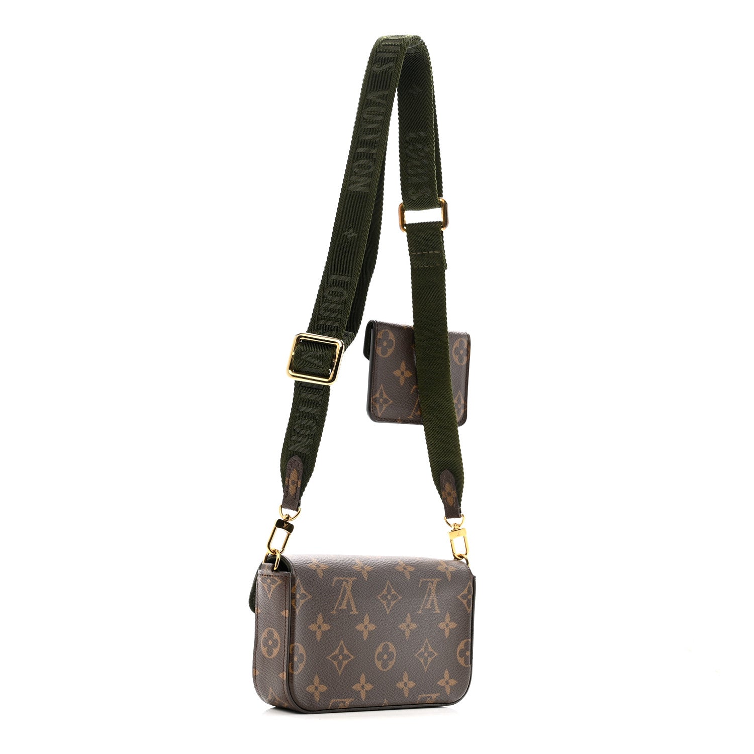 Louis Vuitton Monogram Felicie Strap & Go Kaki 3 of 12