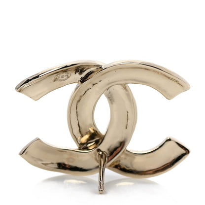 Chanel Metal CC Earrings Gold 4 of 5