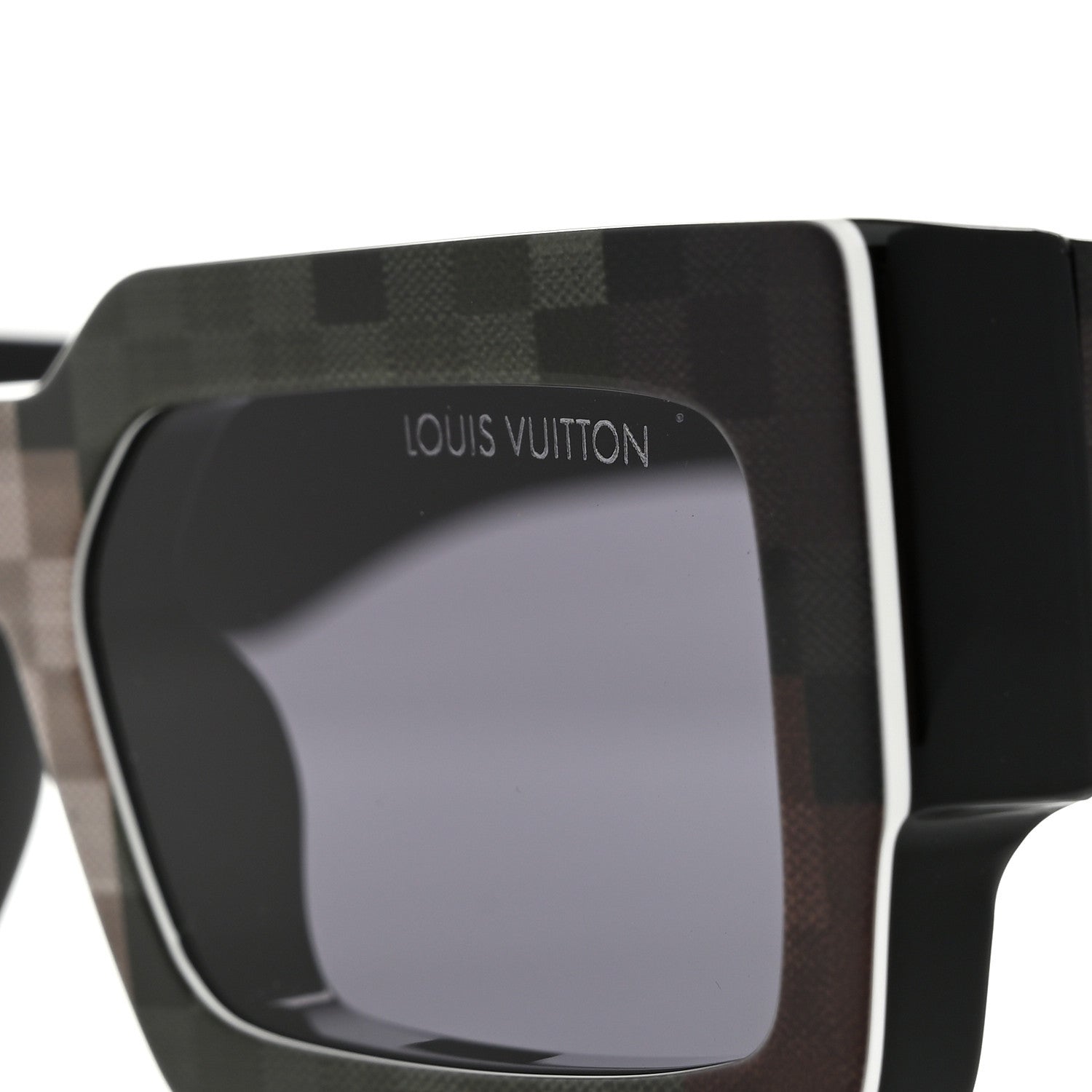 Louis Vuitton Acetate Damier Camouflage LV Clash Sunglasses Z2399W 7 of 8
