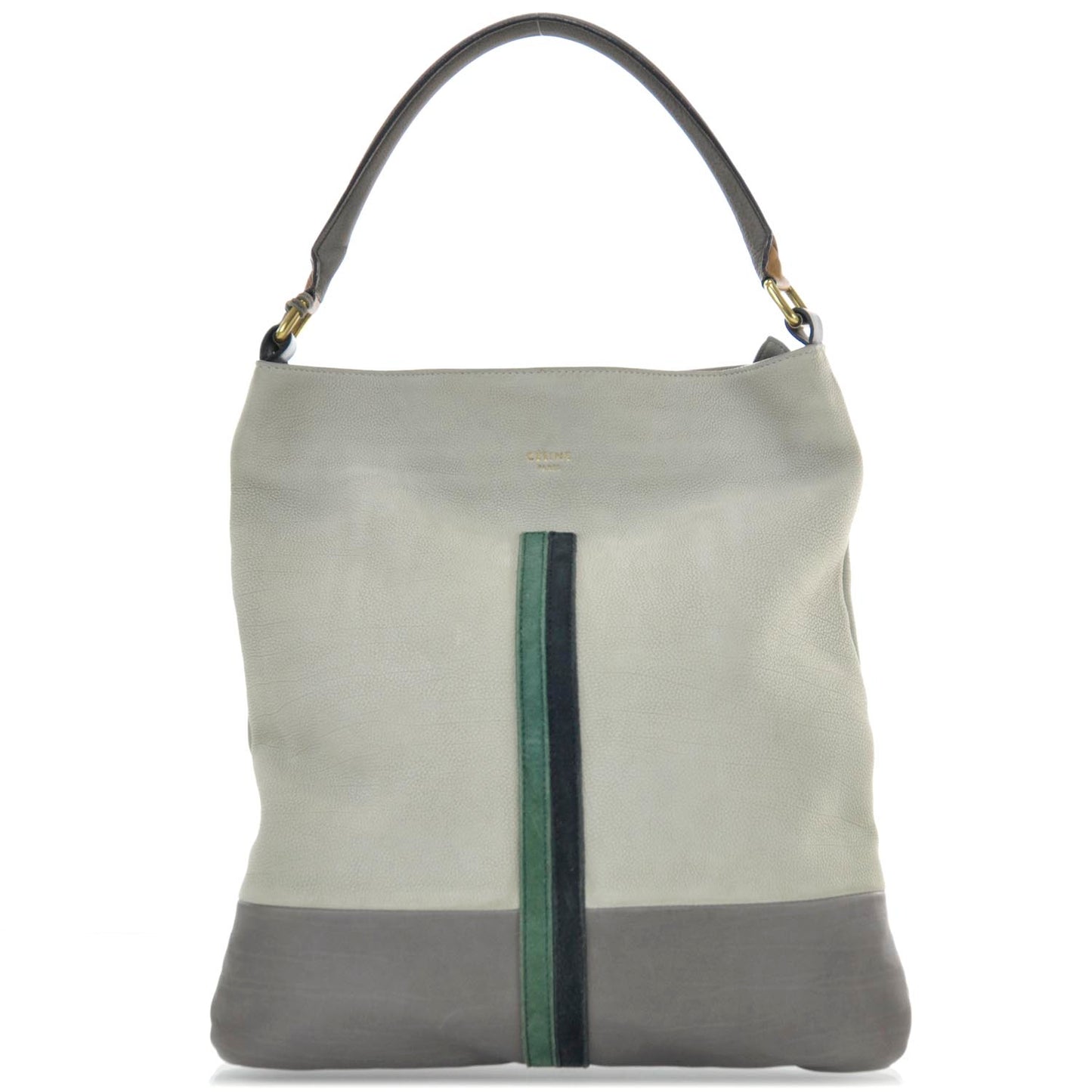Calfskin Racer Stripe Tote