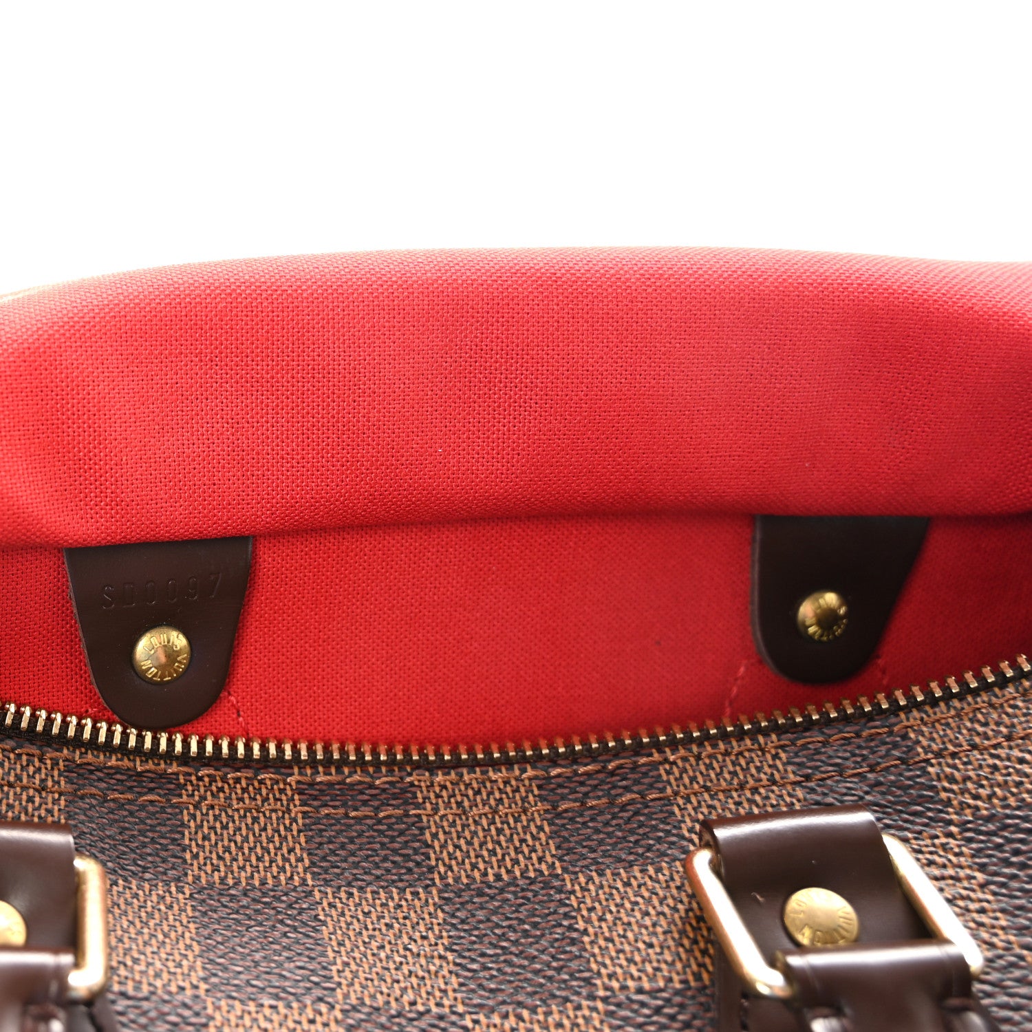 Louis Vuitton Damier Ebene Speedy 25 7 of 10