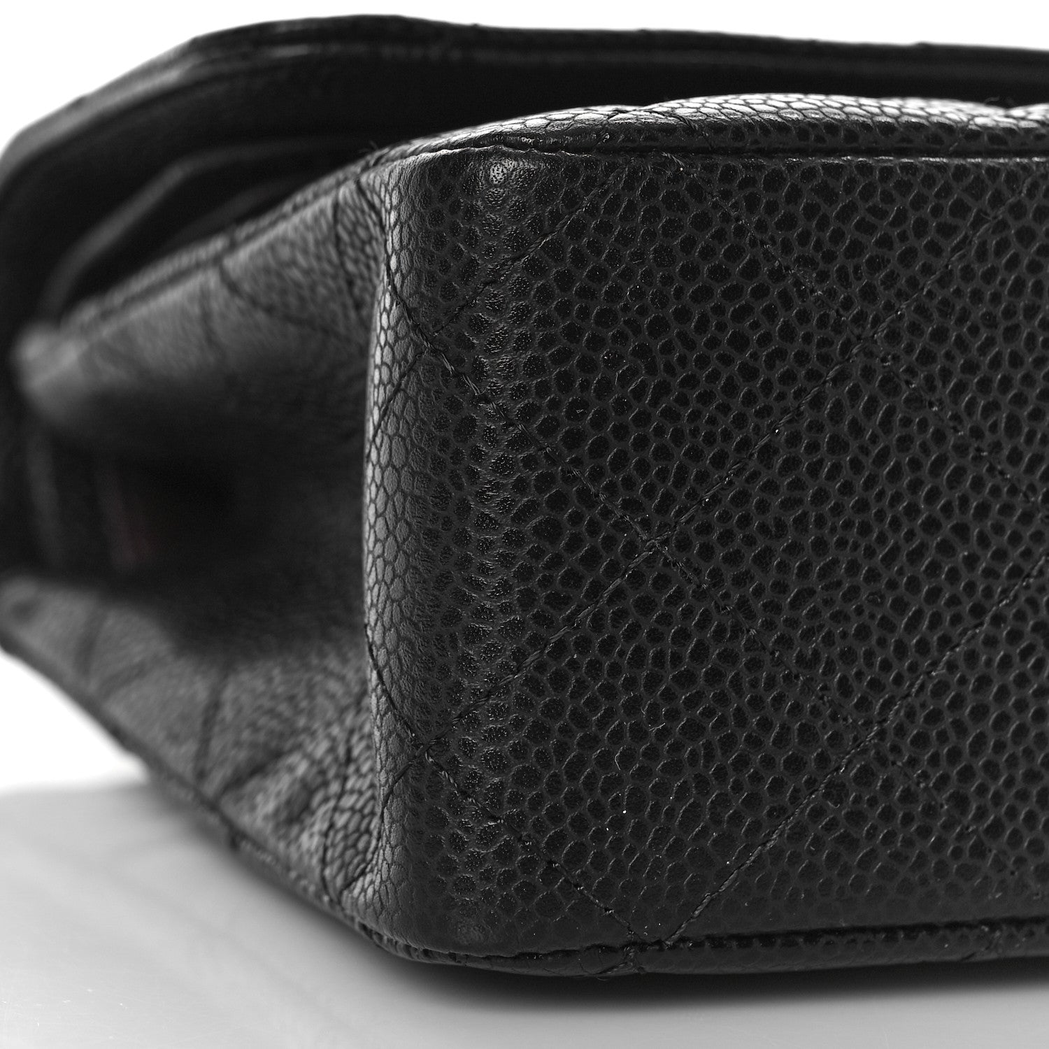 Chanel Caviar Quilted Medium Double Flap Black 8 of 11