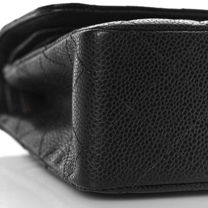 Chanel Caviar Quilted Medium Double Flap Black 8 of 11