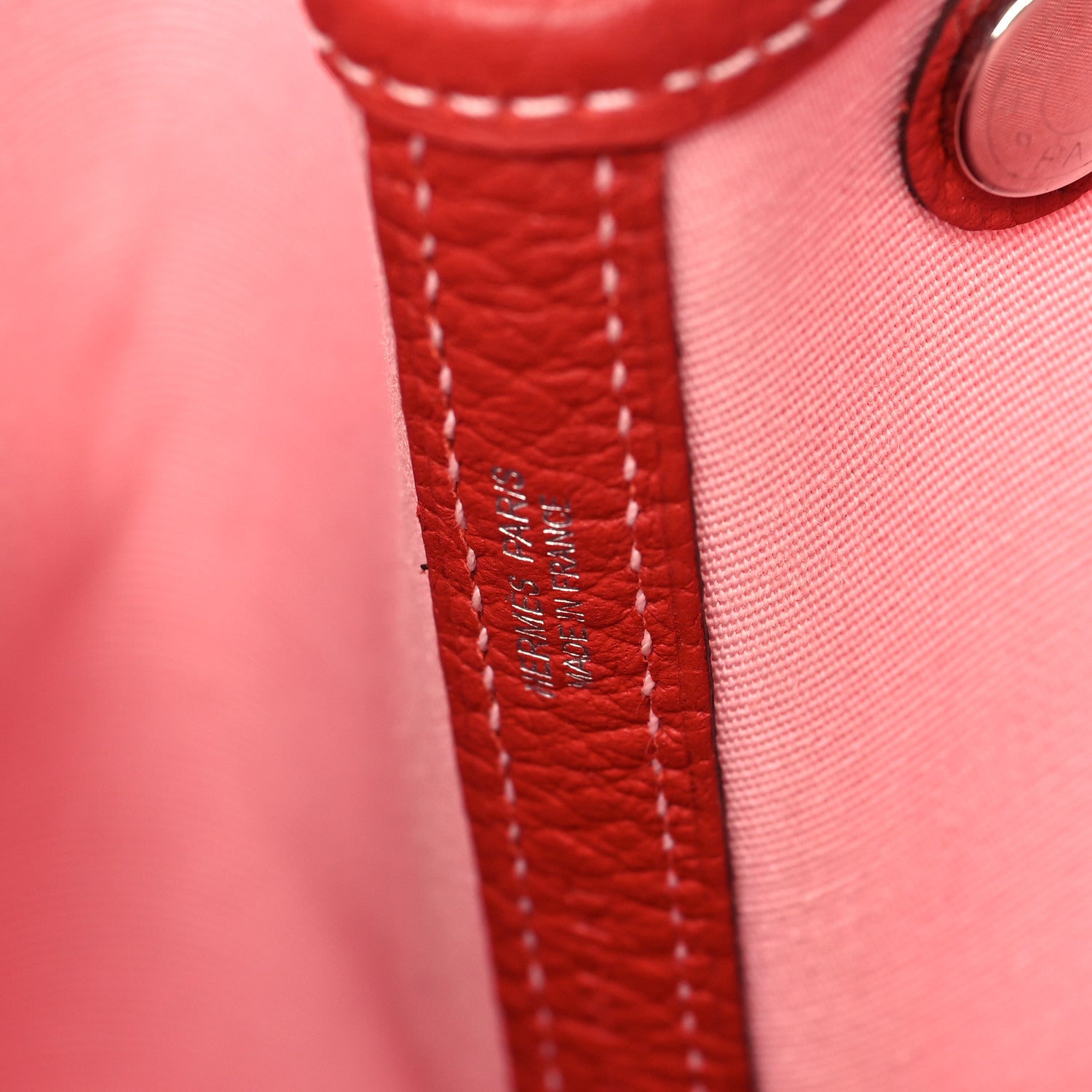 Hermes Toile Militaire Vache Country Garden Party 30 TPM Rose Sakura Rouge Duchesse 5 of 5