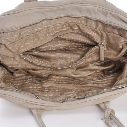 Prada Vitello Bauletto Talco 5 of 28