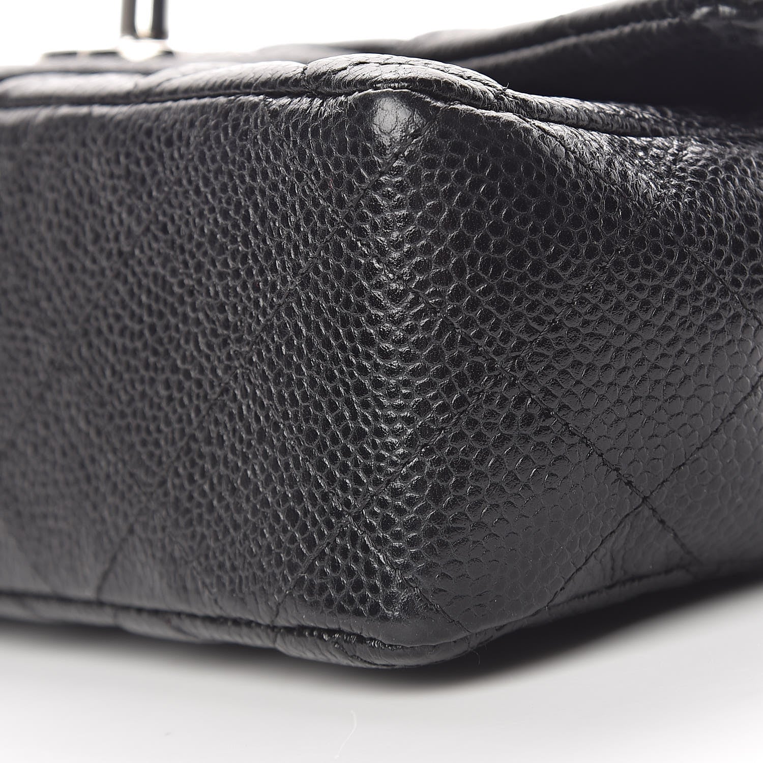 Chanel Caviar Quilted Mini Rectangular Flap Black 10 of 11