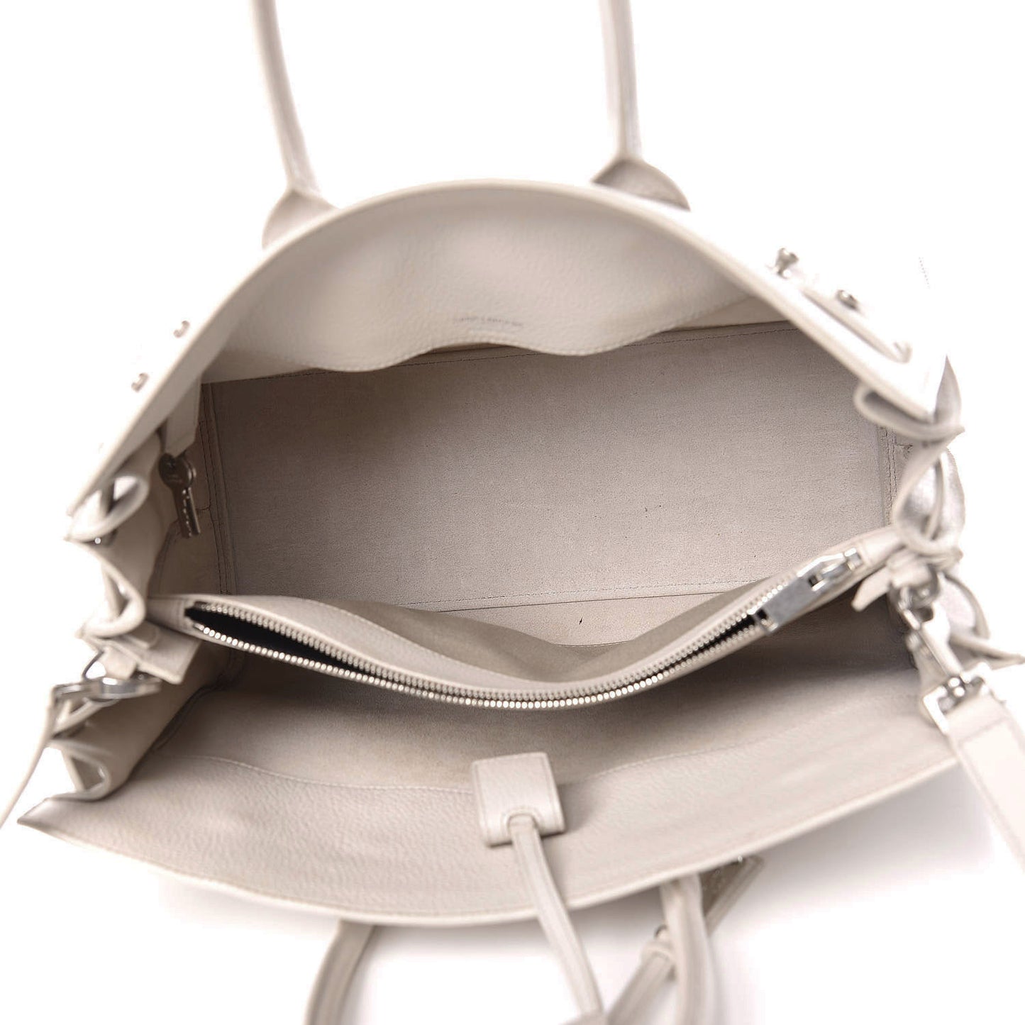 Grained Calfskin Small Supple Sac De Jour Souris