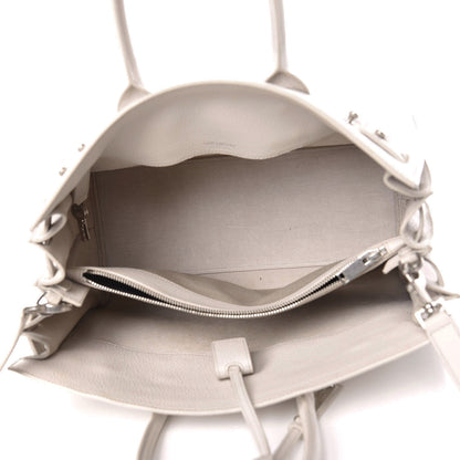 Saint Laurent Grained Calfskin Small Supple Sac De Jour Souris 6 of 13
