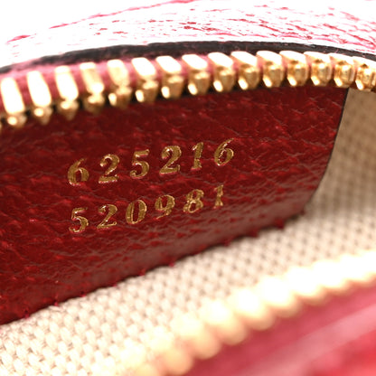 Gucci X DORAEMON Mini Vintage GG Supreme Monogram Mini Round Shoulder Bag Beige Cherry Red 7 of 14