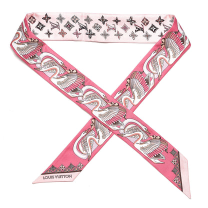 Louis Vuitton Silk Monogram Innocence BB Bandeau Rose 1 of 4