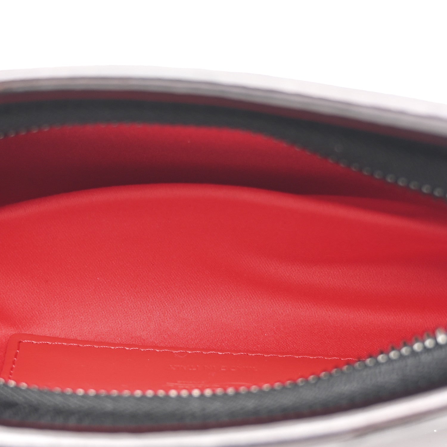 Christian Louboutin Patent Psychic Loubitwist Clutch Black 5 of 9