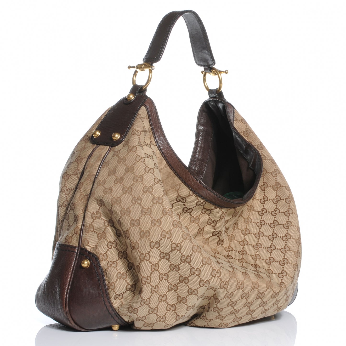 Monogram Large Jockey Hobo Ebony