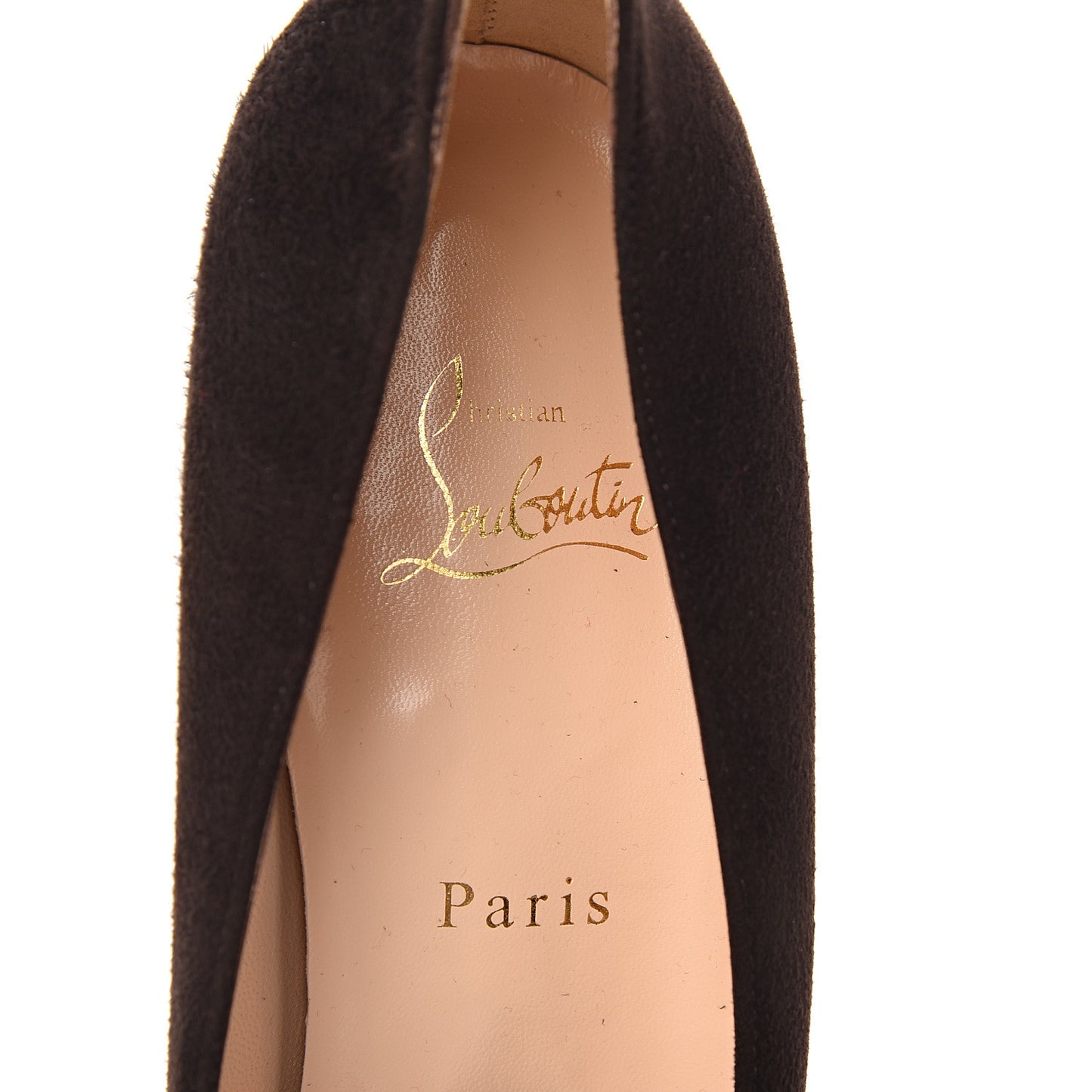 Suede Open Clic 85 Pumps 42 Coffee