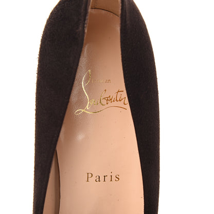 Christian Louboutin Suede Open Clic 85 Pumps 42 Coffee 7 of 7