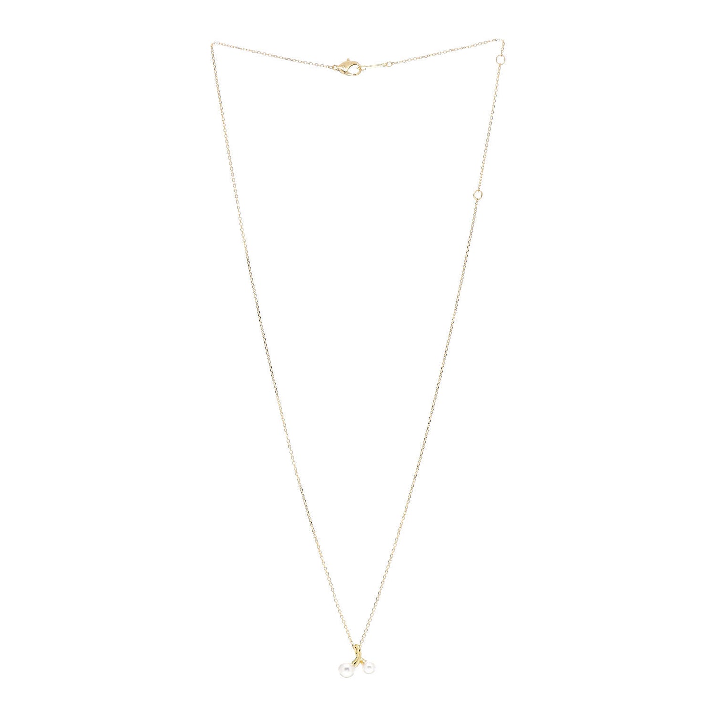 18K Yellow Gold Akoya Pearl 4-5mm Pendant Necklace